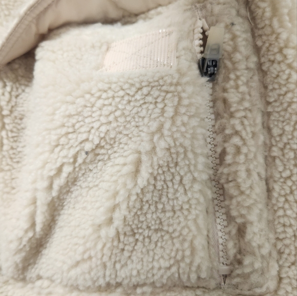 NWOT FREE PEOPLE HIT THE SLOPES FUZZY BIB OVERALLS SZ.S - Picture 6 of 7